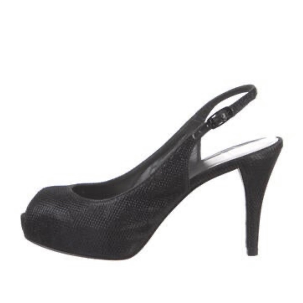 Stuart Weitzman Platform Slingback Sandals